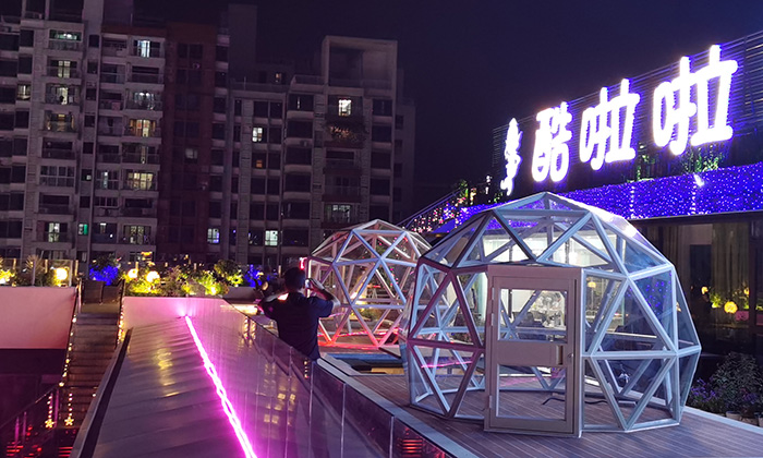 廣州網紅直播透明球形帳篷