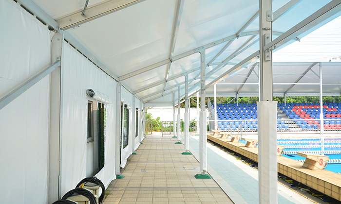 泳池看臺(tái)篷房