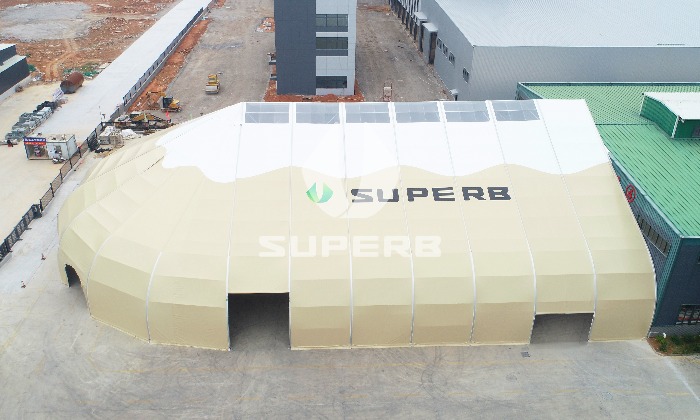 面臨臺風“摩羯”，裝配式篷房應當如何應對？